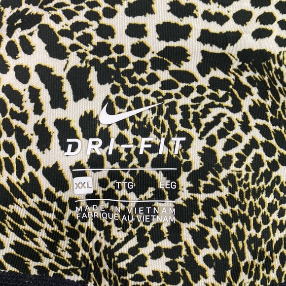 Dri-Fit Leopard Print Mid-Rise Athletic Leggings - Picture 6 of 7